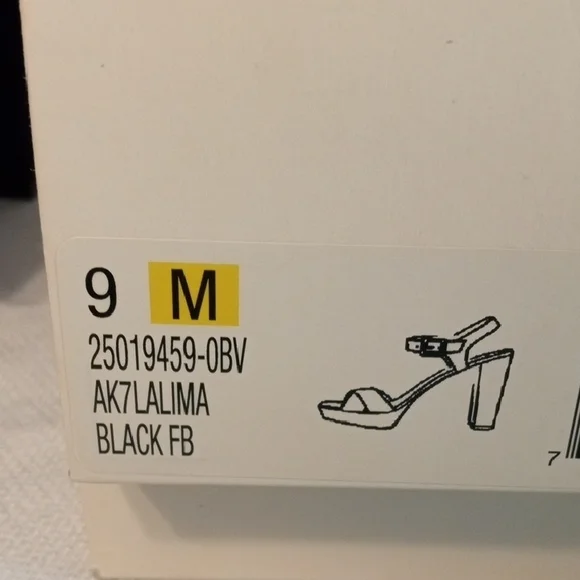 Anne Klein Black LALIMA Strappy Sandals - Picture 2 of 16